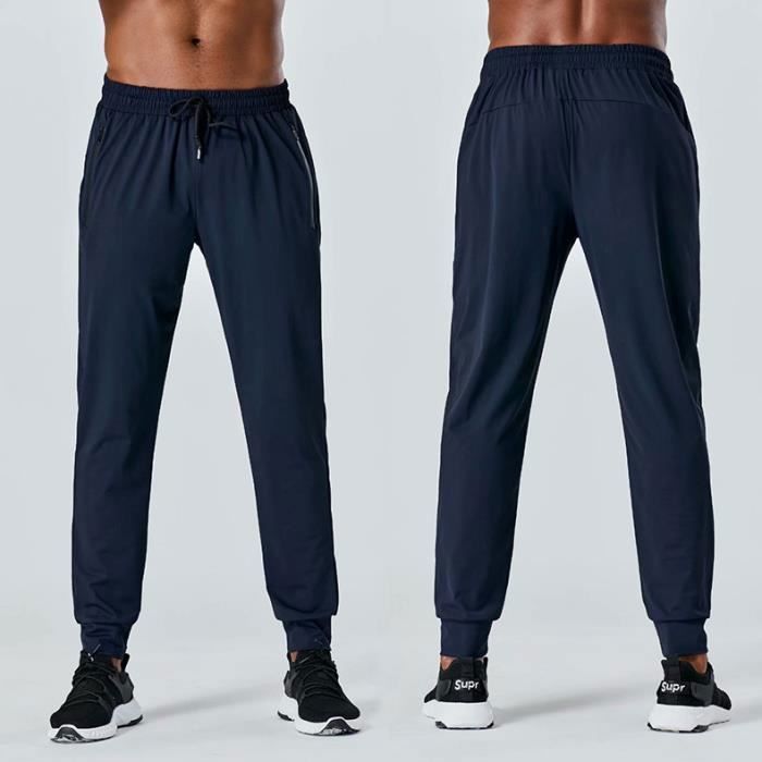 Pantalon De Jogging Homme - Séchage Rapide - Léger - Poches Zippées - Pour Sport, Randonnée, Voyage