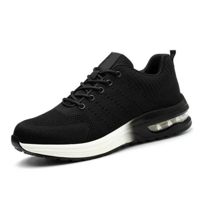 Chaussures de Sécurité, Hommes Femmes Legere Confortable Antidérapant Basket  securite(Size : 42 EU)