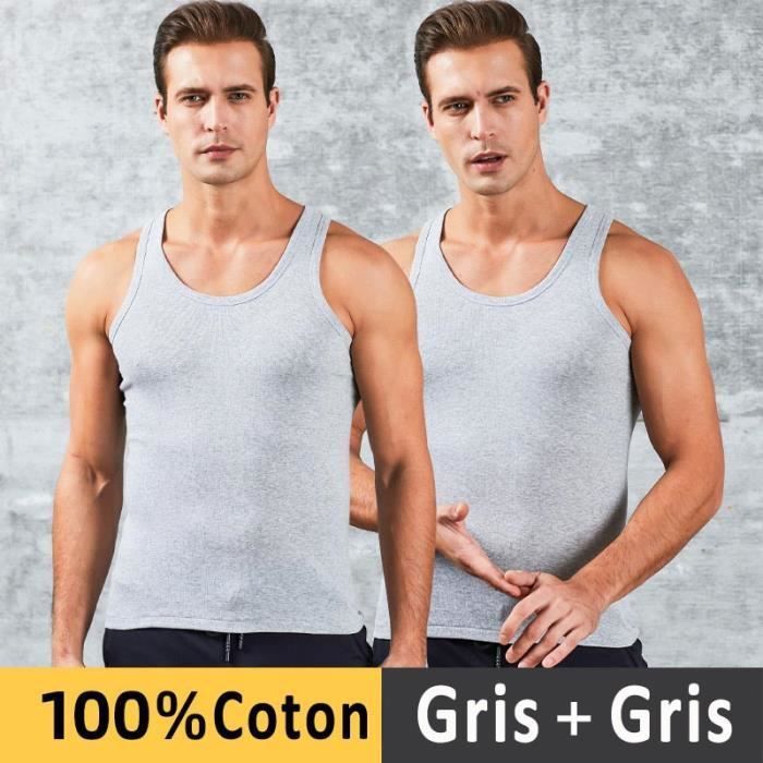 Lot De 2 Débardeurs Femme Damart – 100% Coton Peigné, Maille Jacquard & Dentelle, Blanc, Taille XL (50-52)