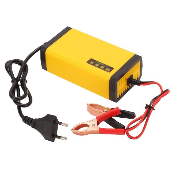 Chargeur De Batterie 12V Intelligent - Compatible Gel, AGM, Plomb-Acide (10Ah à 230Ah) - Avec Affichage Et Mode Showroom - 10