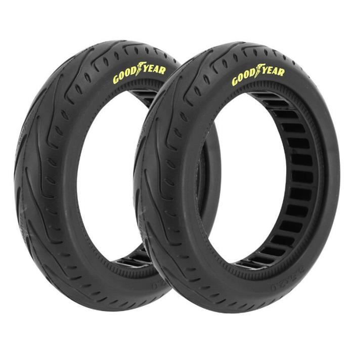 Lot de 2 pneus trottinette anti-crevaison Goodyear P2R - noir - 85 x 2 mm