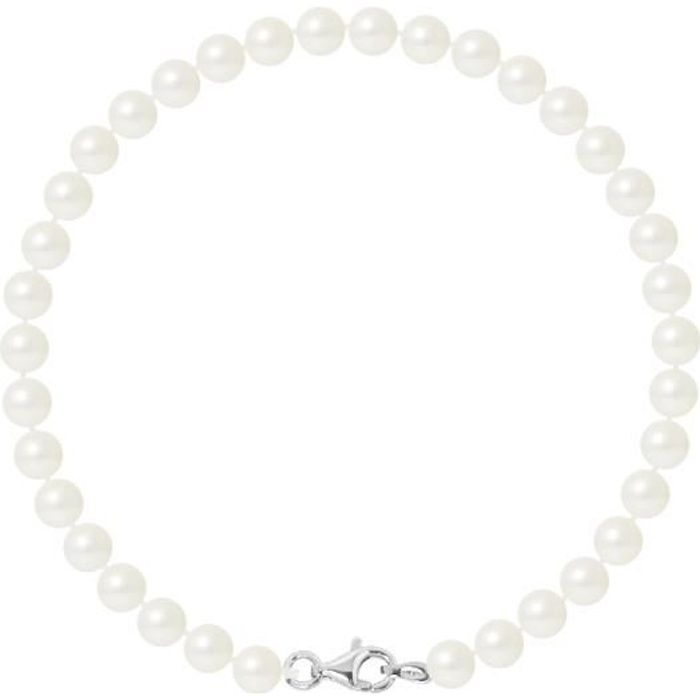 Bracelet en perles de culture et fermoir en argent