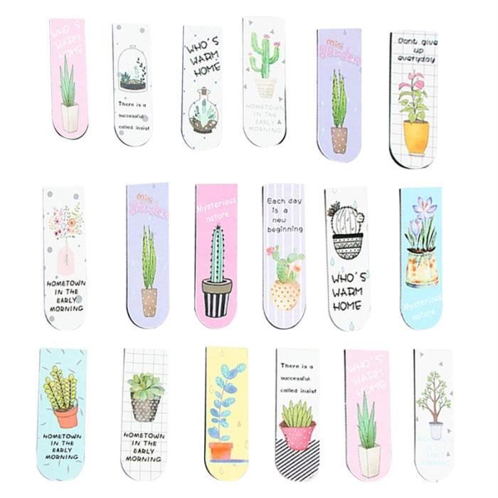18pcs Creatif Dessin Anime Plante Aimant Marque Page Bricolage Dessin Anime Trombones Ecole Bureau Papeterie Accessoires Modele Achat Vente Panneau Bois Alveolaire 18pcs Creatif Dessin Anime Cdiscount
