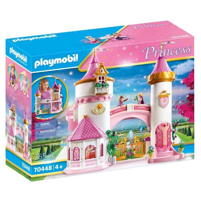 PLAYMOBIL - Palais de princesse - 265 pièces - 2 personnages inclus - A partir de 4 ans