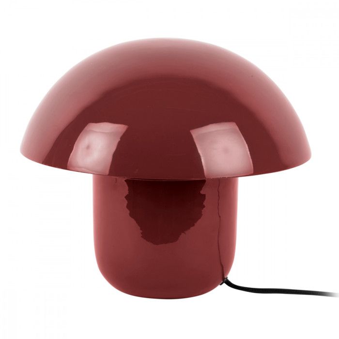Lampe à poser Fat Mushroom H25cm - Present Time - Rouge - Lampe à poser Fat Mushroom H25cm - Present Time - Rouge -