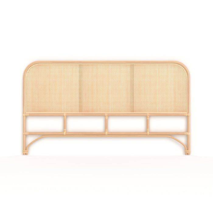 Tête de lit en rotin et cannage 160 cm - Naïra - Maison Pavane Tête de lit en rotin et cannage 160 cm - Naïra - Maison Pavane
