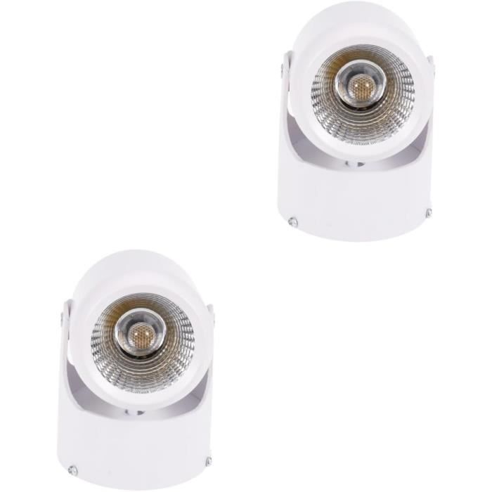 Projecteur LED Murale à Branchement Direct - Applique Réglable Blanc Chaud Pour Salon - IP20