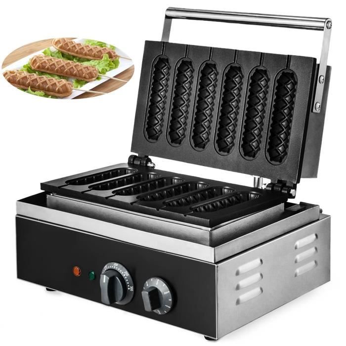 Machine à Beignets Professionnelle TBvechi 1550W - 12 Mini Donuts Antiadhésif