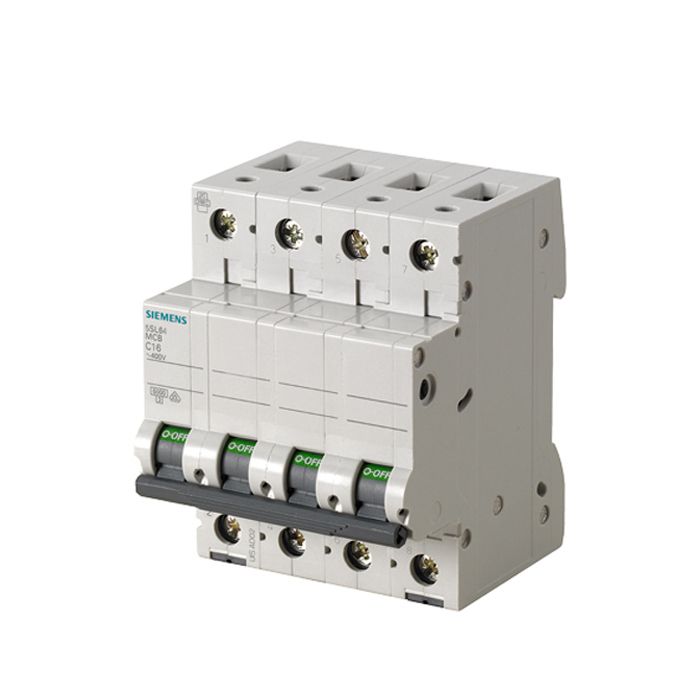 Disjoncteur tetrapolaire Courbe C Siemens Disjoncteur Unité Rectangulaire - vue 4