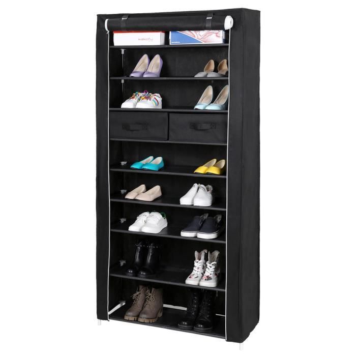 Songmics Armoire A Chaussures Etagere A Chaussures 10 Couches