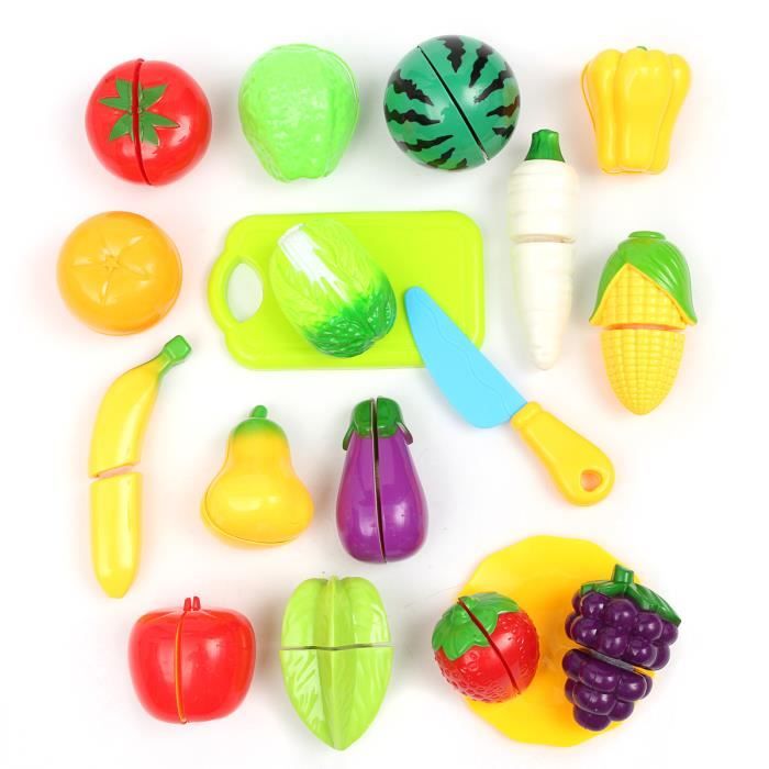 fruits et légumes en plastique pour dinette