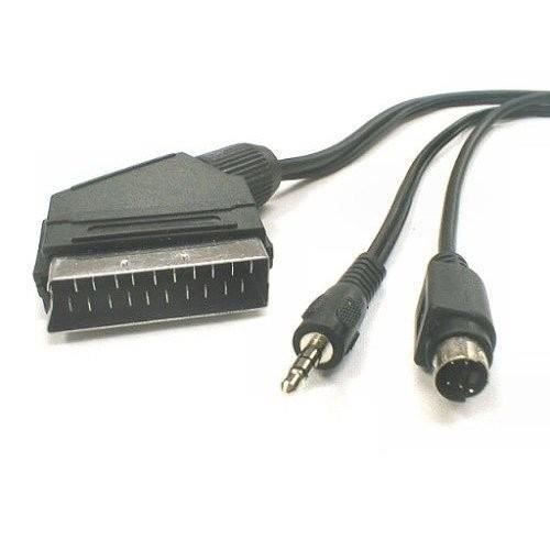 Câble de raccordement THOMSON 5m SVHSjack Péritel