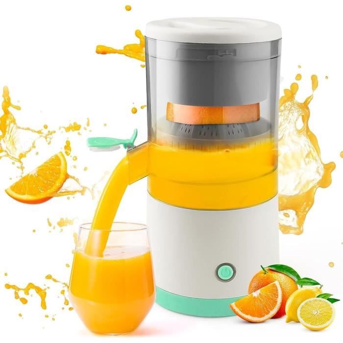 Presse-agrumes électrique USB-C - Portable Pour Orange, Citron - Sans BPA - Rechargeable - Noir