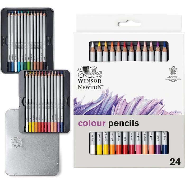 Studio Collection Crayons De Couleur X24[W539] - Cdiscount Beaux-Arts ...