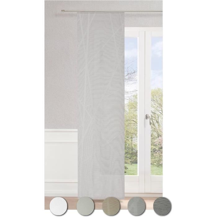 Home Fashion Edmonton Gordijn, polyester, grijs, 245 x 60 cm
