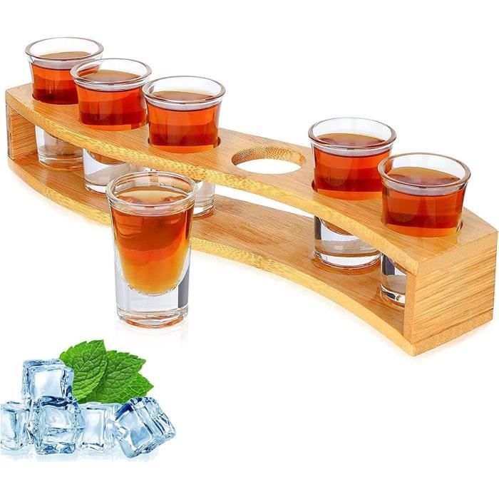 A TABLE Verre Set de 6 verres à liqueur main image 1