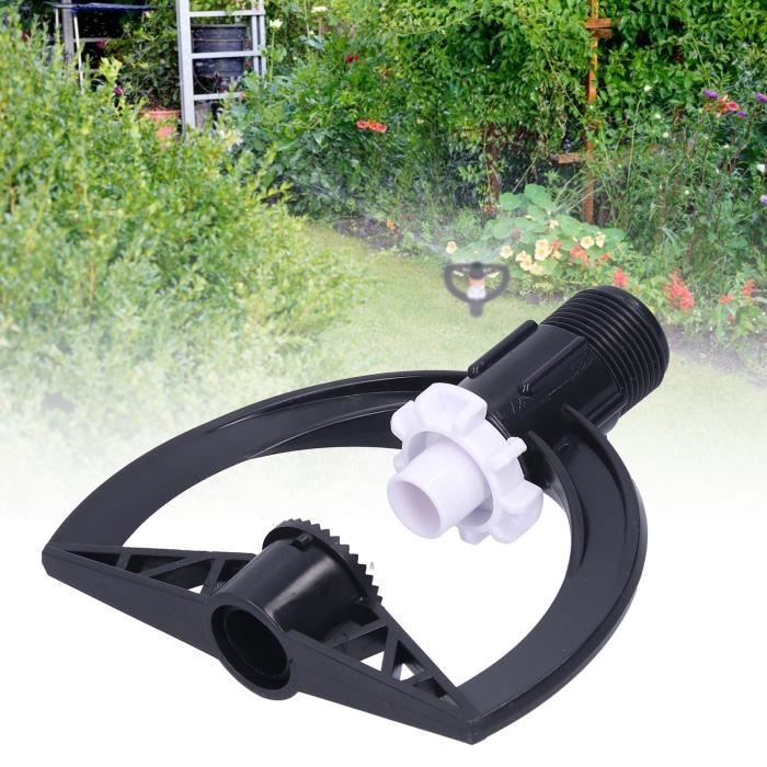 2 arroseurs de jardin rotatifs à 360°, arrosage automatique pelouse