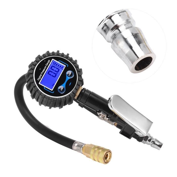 Manomètre Numérique Pour Pneus - Gonfleur Précis Avec écran LCD - Pour Voiture, Moto, Vélo - Test De Pression Facile