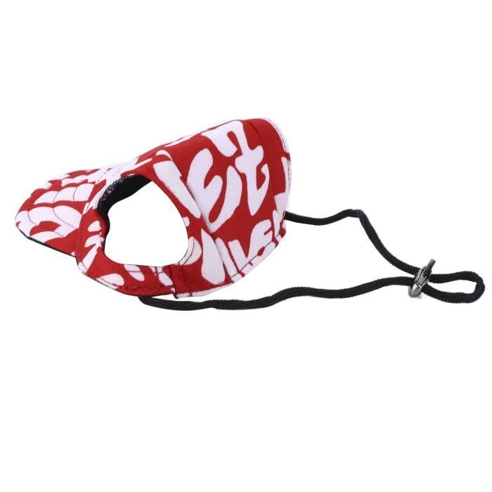 Meilleurs prix pour Vvikizy Chapeau extérieur pour chien Casquette de Baseball pour chien, pare-soleil réglable pour animalerie jupe Lettres rouges S