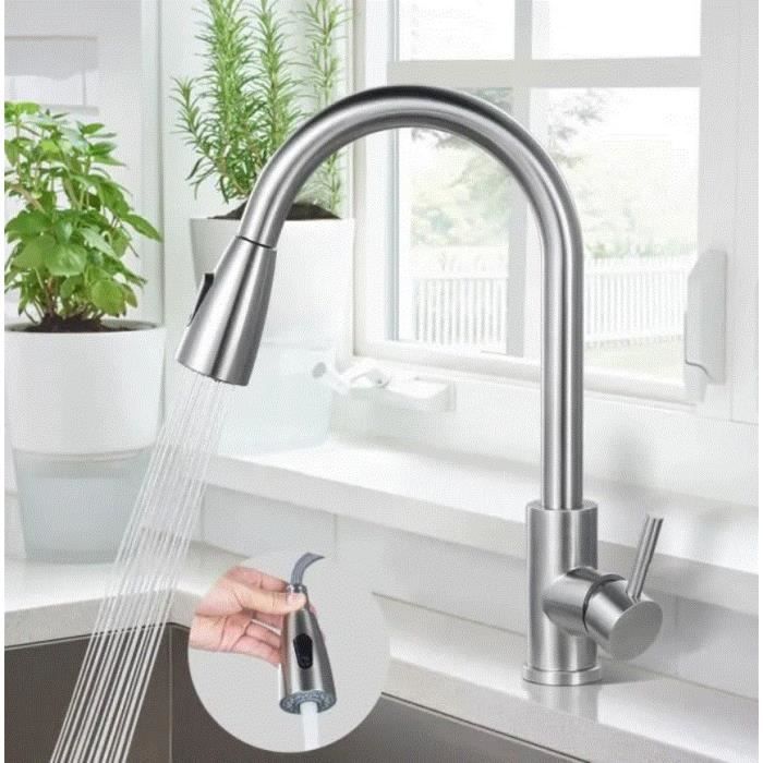 Wowow Robinet Cuisine Mitigeur Cuisine Avec Douchette Extractible