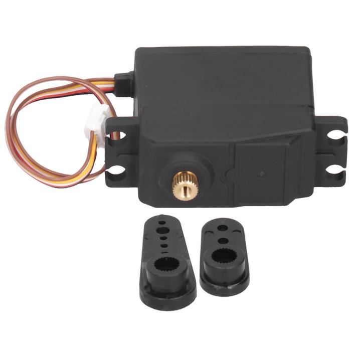 Servo Métal 9 Kg – 5 Fils – Compatible Wltoys XKS 104001 1/10 – Câble 14 Cm – Robustesse