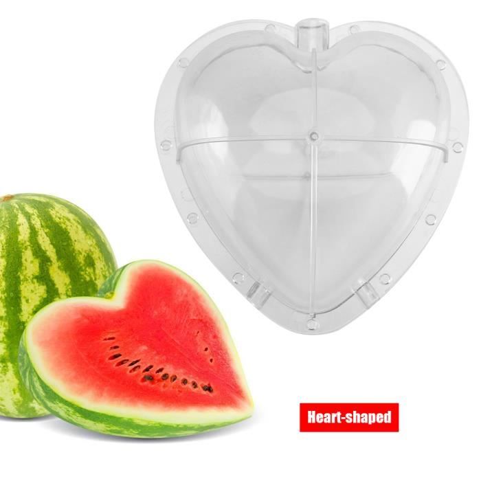 Moule Formant De Pasteque En Forme De Coeur Outil De Formation De Moisissure Fruits Legumes Qilu Cdiscount Maison