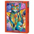 Puzzle 1500 pièces Animaux - Castorland - Feline Fiesta - Pour Adultes - Intérieur-1