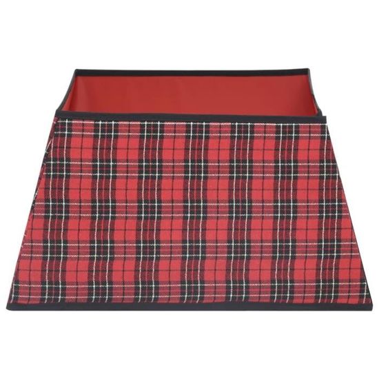 Jupe rouge et noir sale