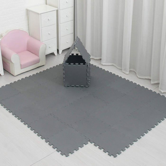 Tapis pour bébé, grand tapis de jeu pour enfants, 200 x 180 x 1 cm