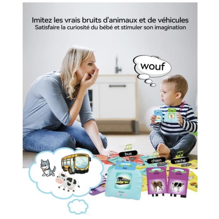 Cartes éducatives,Flash Jouets éducatifs pour Jeunes de 1 à 6 Ans