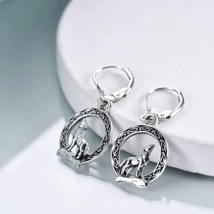 Boucles d'oreilles Loup - Freki