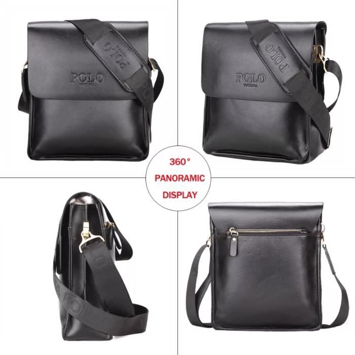 Videng polo hotsell sacoche en cuir