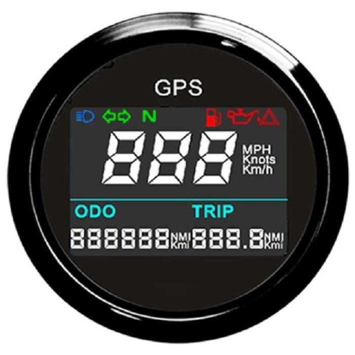  Compteur Vitesse Moto Jauge De Compteur De Vitesse GPS