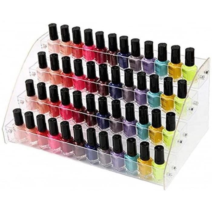 Jubaopen 2PCS Organisateur Pinceaux Maquillage Transparent En Acrylique - 26 Compartiments Pour Brosse Et Cosmétique