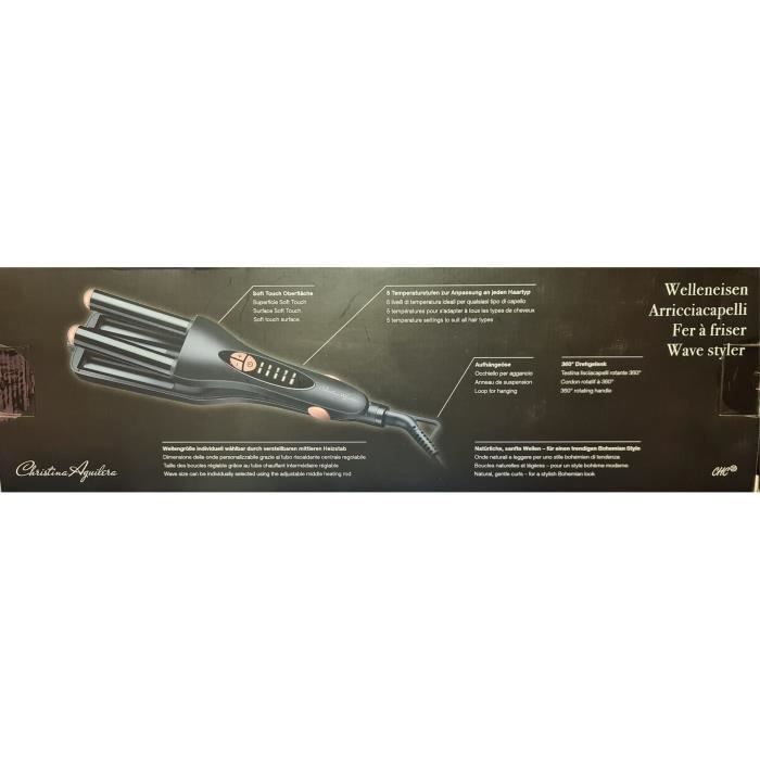 FER A FRISER CHRISTINA AGUILERA CHC35 Cdiscount Electroménager