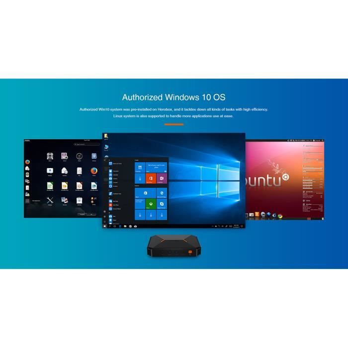  Herobox Mini PC -Mini PC Windows 10 -Intel Gemini1