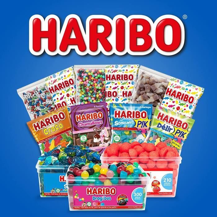 HARIBO - Calendrier de l'Avent - Assortiment de Bonbons - 310g
