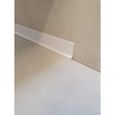 Plinthe souple en PVC grande qualité de MadeInNature®, Blanc, hauteur 70 mm, longueur (14ml, Blanc) -2