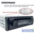 autoradio CD DVD Bluetooth Lecteur stéréo de Voiture 1 Din 12v MP3 USB SD AUX FM[81]-2