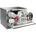 Lave-vaisselle compact 6 couverts - BRANDY BEST - SILVER6D - Pose libre - Départ différé - Moteur à induction-2