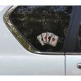 Autocollant Sticker pour auto moto Tuning Casque…motif : cartes a jouer 15.2CM x 9.8CM-2