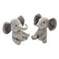 1PC adorable éléphant plus jouet doux huggable peluche bébé peluche jouet en peluche pour bébés garçons (9 ") bien vendre-2