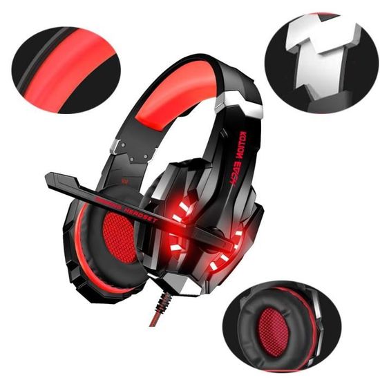 Casque Gamer 7.1 compatible PS4 - USB 3.5mm - micro et LED - Cdiscount Jeux  vidéo