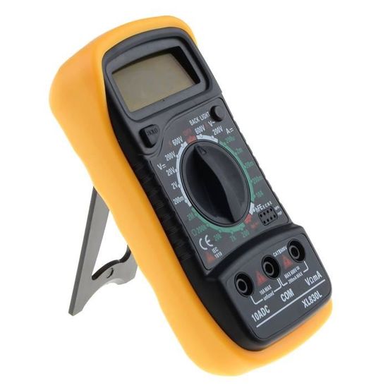 PRENKIN LCD multimètre numérique XL830L Volt Test testeur électrique Portable Voltmètre Ohmmètre Ampèremètre 
