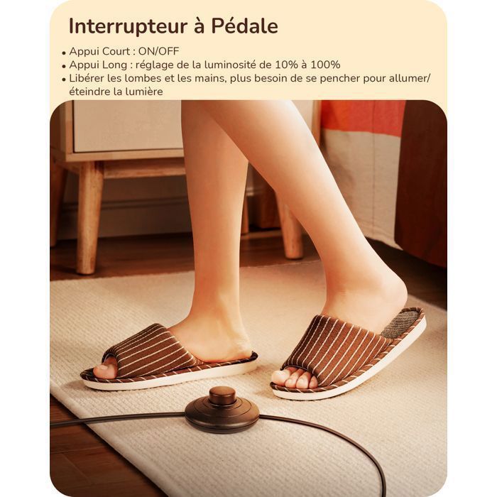 EDISHINE Lampadaire sur Pied Salon 165 cm, Lampadaire