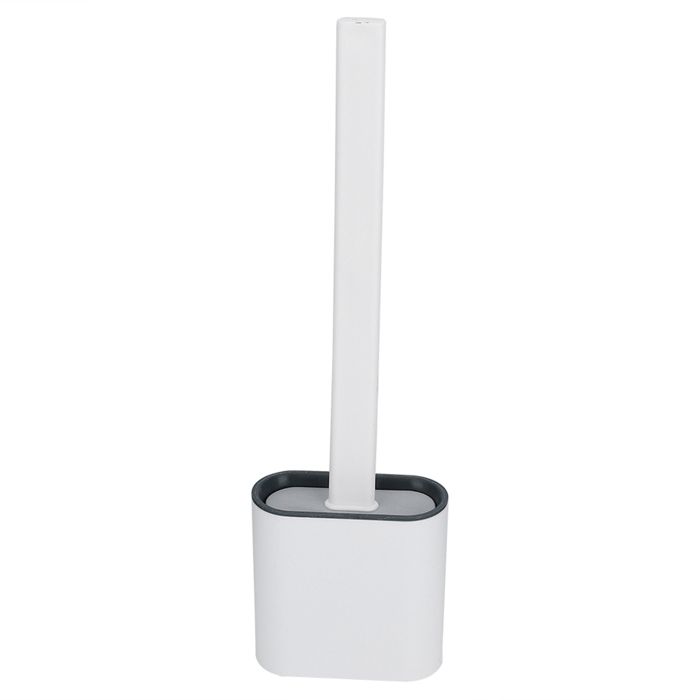 Wall mounted long handle toilet brush avec holder cleaning brush set ...