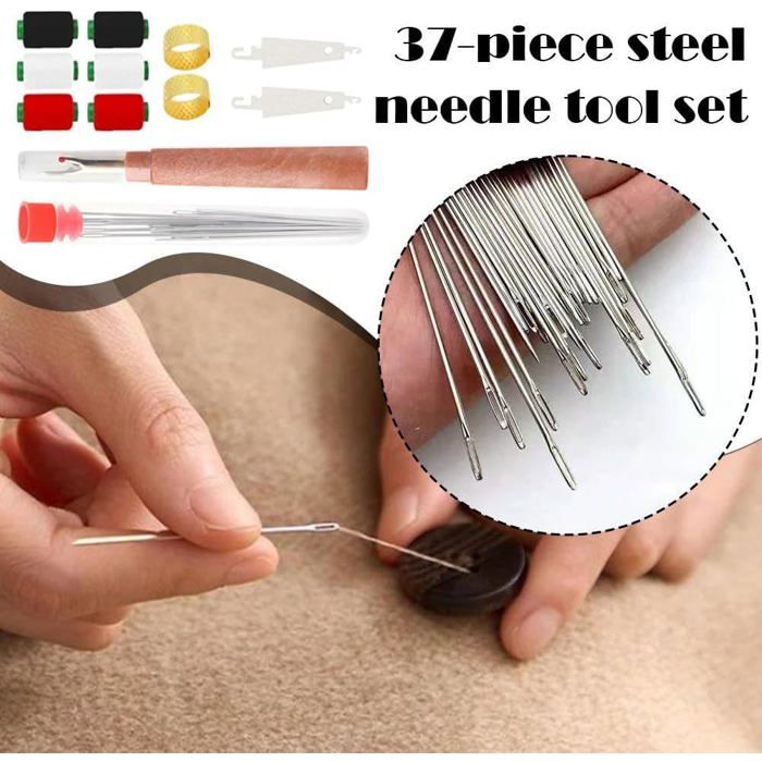 Lot De 37 Aiguilles à Coudre En Acier Inoxydable - Aiguilles à Coudre