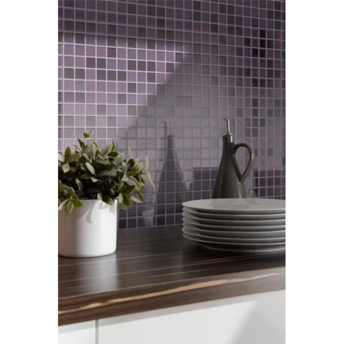 Mosaïque carreau translucide cristal pierre beige mur 62-1204-GN_f | 10