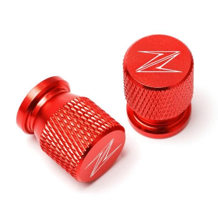 Capuchons De Valve Moto Aluminium CNC Anodisé Vert – Compatibles Z900 Z650 Z750 Z1000 & Plus