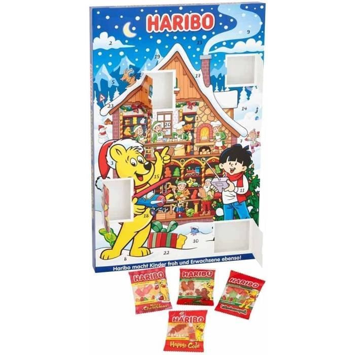 HARIBO Calendrier de l'Avent Assortiment de Bonbons 310g